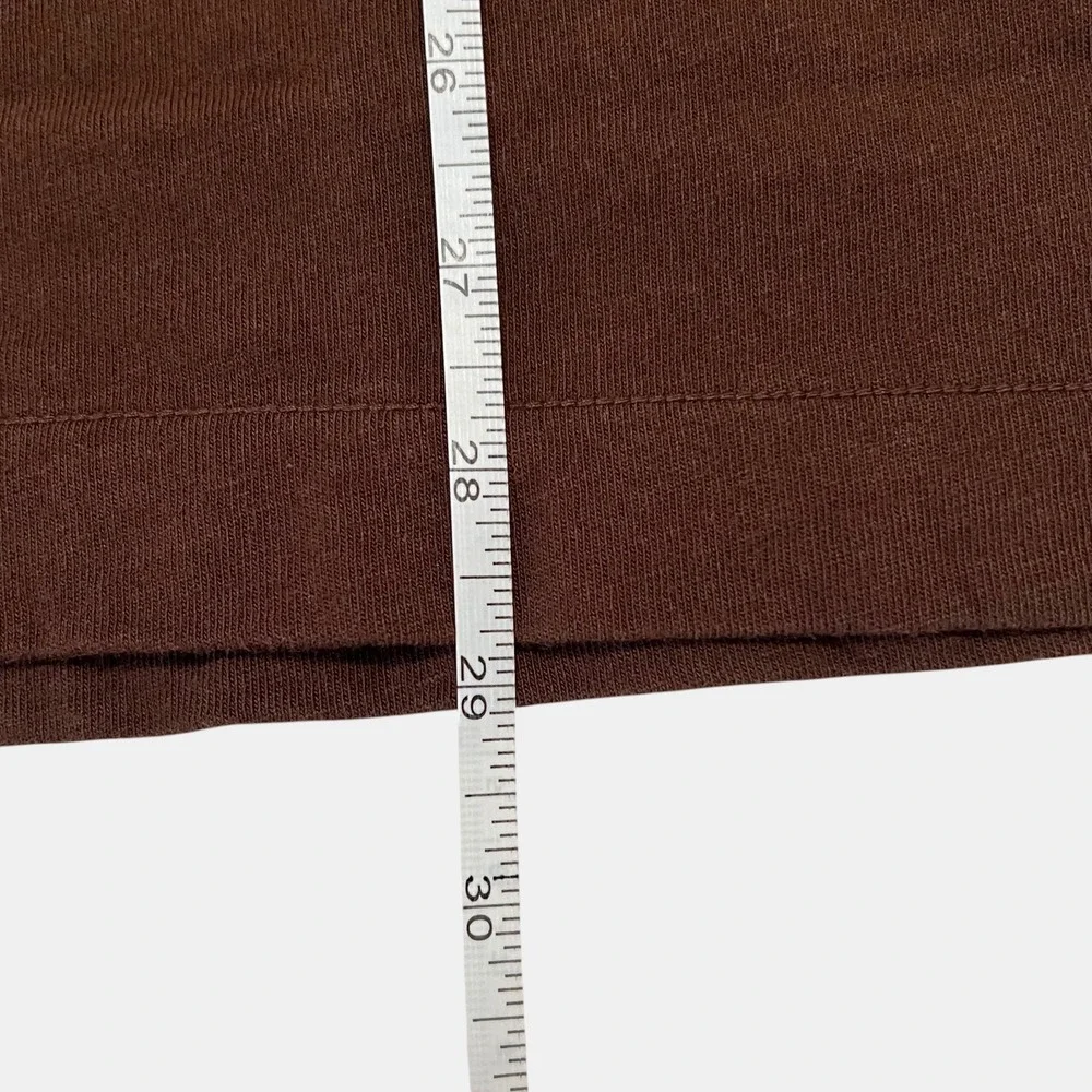 Banana Republic Men Heavyweight Cotton XXL Crewneck Shirt Brown Relaxed Fit NWT